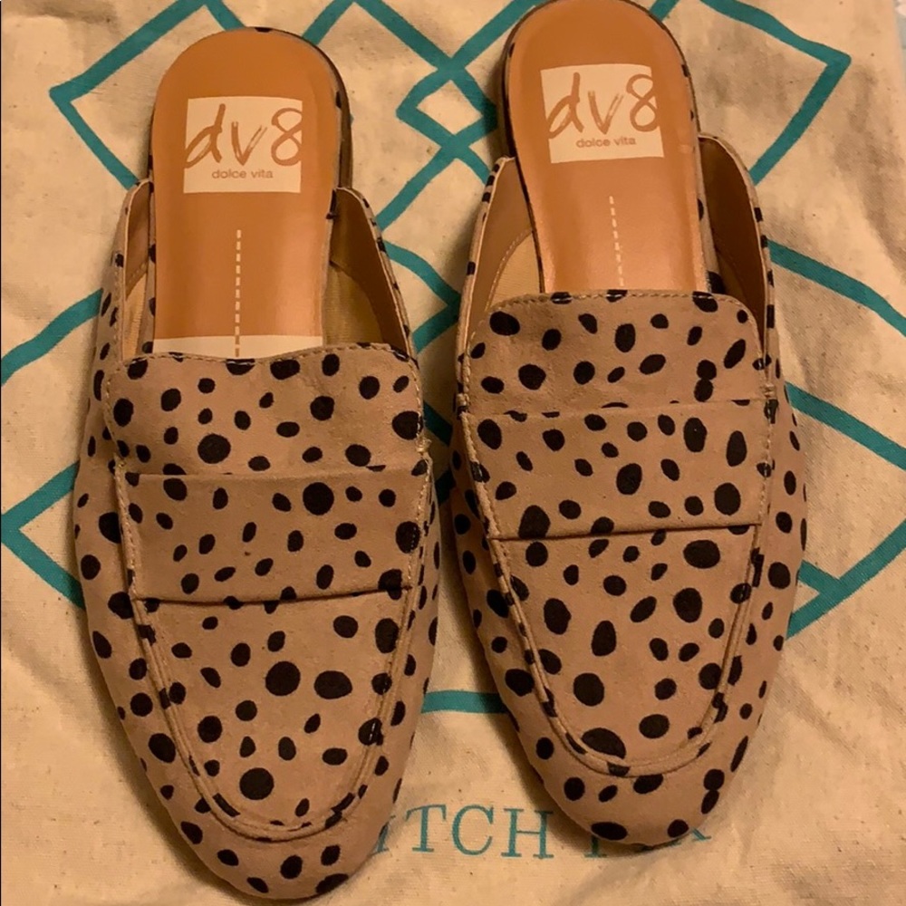 Creme Printed Mule